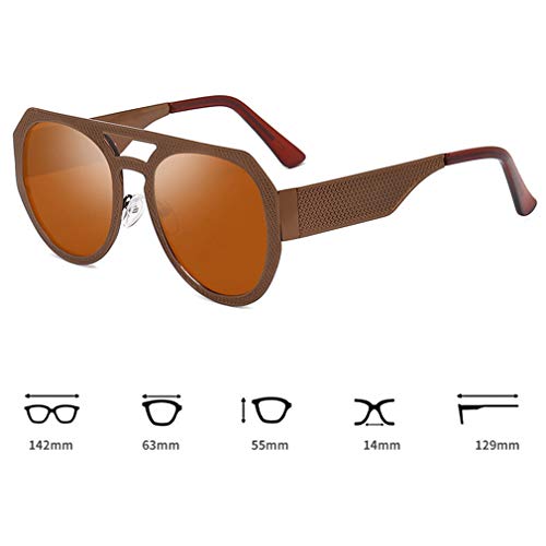 WEIMEITE Retro gafas de sol redondas Mujeres Hombres Gafas de sol Montura metálica Aleación Espejo Gafas de sol UV400