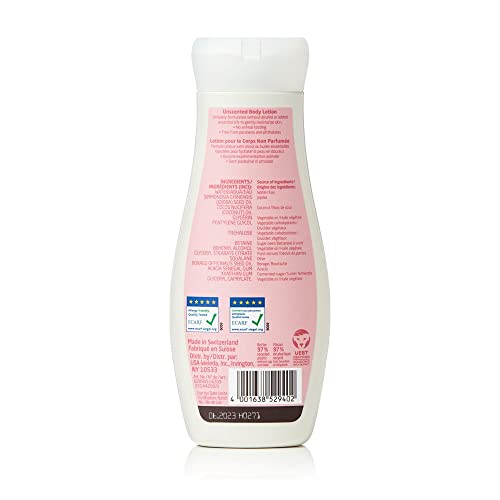 WELEDA Loción corporal sensible, sin alcohol, sin fragancias, para el cuidado de la piel sensible propensa a la irritación (1 x 200 ml)