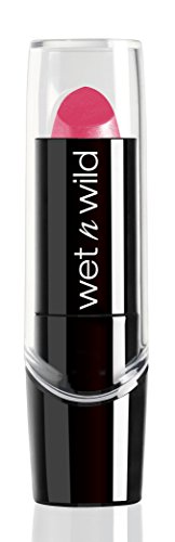 Wet n Wild - Silk Finish Lipstick - Barra de Labios con Color Intenso, Cremoso y Suave - con Aloe Vera, Aceite de Macadamia y Vitaminas A y E - Pink Ice - 1 Unidad