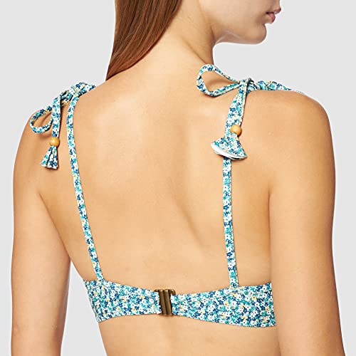 Women' Secret Bikini TOP INSIDE WIRE PAD TOP BAÑO MUST 6482430 ESTAMPADO AZUL ,95B para Mujer