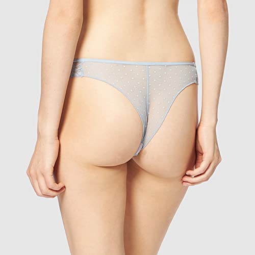 Women' Secret Braguitas BRASILIEN BRIEF BRAGA FEMENINO 4212851 AZUL CLARO ,S para Mujer