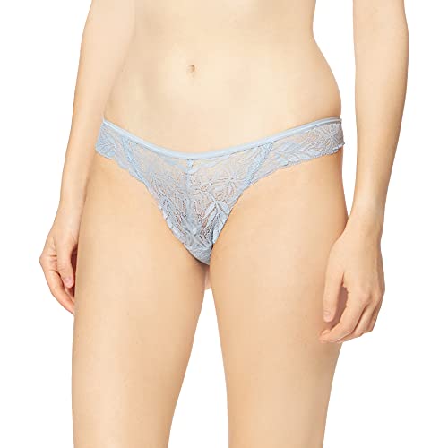 Women' Secret Braguitas BRASILIEN BRIEF BRAGA FEMENINO 4212851 AZUL CLARO ,S para Mujer