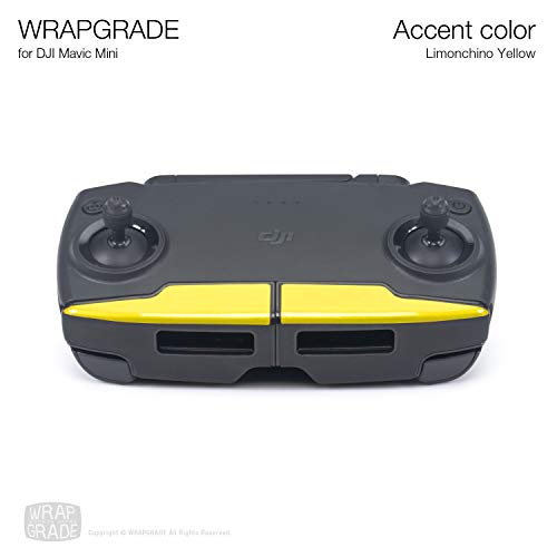 WRAPGRADEl Color Acento Skin Compatible con dji Mavic Mini (LIMONCINO Yellow)