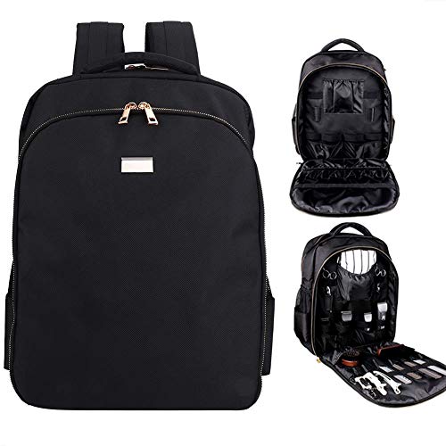 ZHYJJ Mochila de barbero portátil-Estuche de Viaje de Estilista de Pelo, Bolsa de Herramientas de Maquillaje Mochila de Viaje multifunción Organizador de cosméticos Caja de Almacenamiento