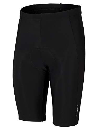 Ziener NOUFEL X-Gel Mallas montaña/Bicicleta de Carreras, Transpirables, de Secado rápido, Acolchadas, Hombre, Negro, 46