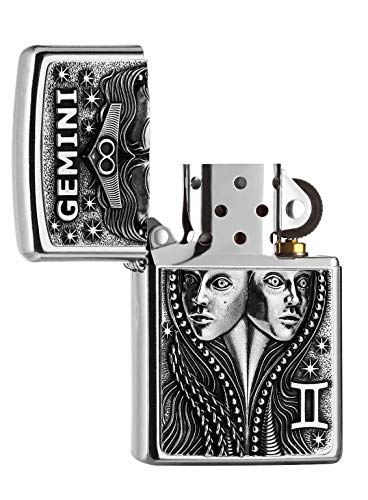 Zippo 2006503 PL 207 Gemini V19 - Mechero (latón), diseño de Animales