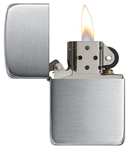 Zippo Briquet, Hand Satin Silver, Normal (60001172)