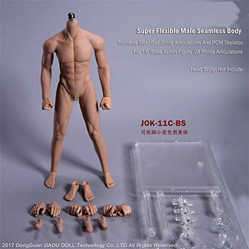 ZSMD 1/6 escala masculina súper flexible sin costuras cuerpo muscular F 12 pulgadas figuras de acero inoxidable articulaciones de bola articulaciones 28 puntos