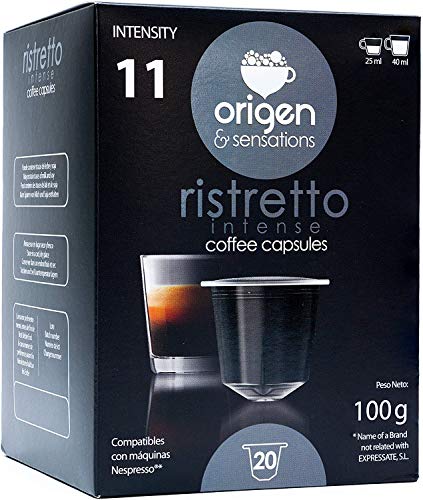 124 Cápsulas Nespresso Surtido Compatibles con Máquinas Nespresso - 40 + 4 capsulas de regalo Extra Intense, 20 Ristretto, 20 Intense, 20 Arabica, 20 Decaf