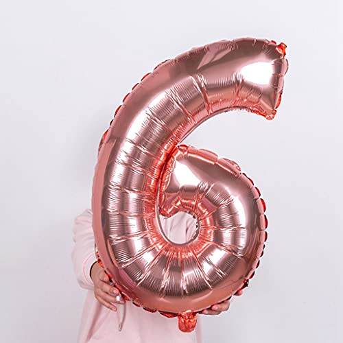 26 globos con el número 26, globos para 26 cumpleaños para mujeres, globos de 26 años, decoración de cumpleaños, guirnalda de cumpleaños + banderines, globos con números de 32 pulgadas