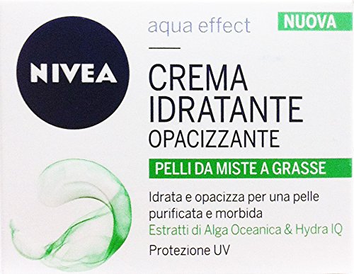 6 x Nivea Visage Crema Viso Aqua Effect Idrat.Privacidad 50 ml