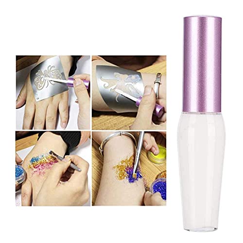 7ml Pegamento Brillante Adhesivo Para El Cuerpo Tatuaje Temporal Brillo En Polvo Pegamento Pintura Corporal Cara Cejas Uñas Tatuaje Gel Herramienta De Belleza