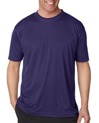 8420 UC MEN PERF INTERLOCK CREW TEE PURPLE S