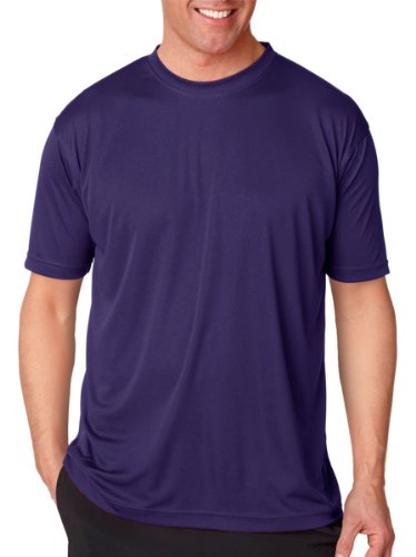 8420 UC MEN PERF INTERLOCK CREW TEE PURPLE S