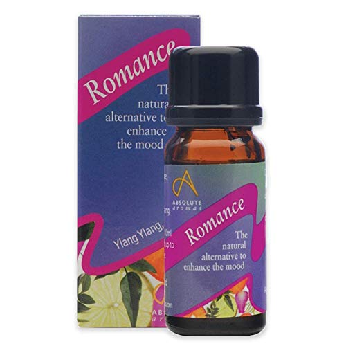 Absolute Aromas Mezcla de Aceite Esencial Romance 10 ml 100% puro, Rosa Natural, Champaca, Jazmín y otros Aceites Esenciales - La opción natural para mejorar el estado de ánimo.