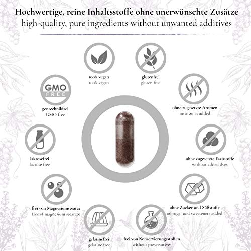 Ácido Fólico Vegano + Zinc Hierro Vitamina C-D-B12 Complex Dosis Altas | 180 Cápsulas Naturales Suplemento Vitamínico Puro para Mujeres antes Embarazo, Analizada en Laboratorios Producida Alemania