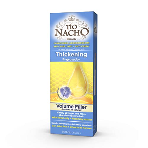 Acondicionador Tio Nacho Engrosador 415ml - Acondicionador anticaída con Jalea Real y Extracto de Romero para un cabello visiblemente más Fuerte y Grueso