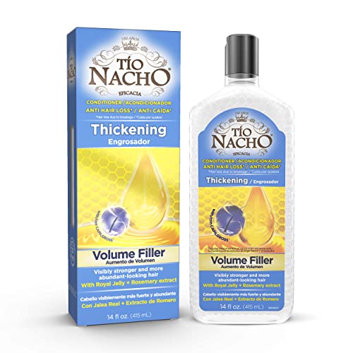 Acondicionador Tio Nacho Engrosador 415ml - Acondicionador anticaída con Jalea Real y Extracto de Romero para un cabello visiblemente más Fuerte y Grueso