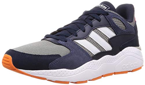 Adidas Chaos, Zapatillas para Correr Hombre, Gris Tres F17 / FTWR Blanco/Tinta legendaria, 42 EU