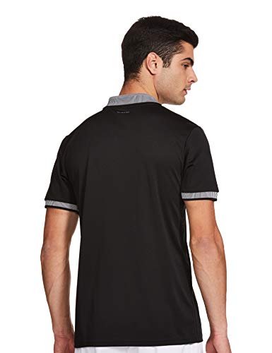 adidas Club Solid Polo de Tenis, Hombre, Negro, S