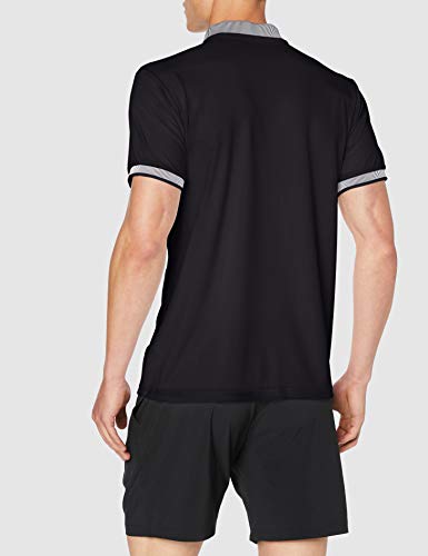 adidas Club Solid Polo de Tenis, Hombre, Negro, S