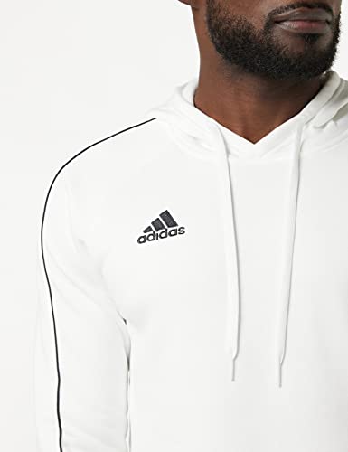 adidas Core18 Hoody Sudadera, Hombre, White, S