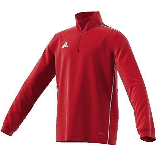 adidas CORE18 TR Top Y Sweatshirt, Unisex niños, Power Red/White, 910Y