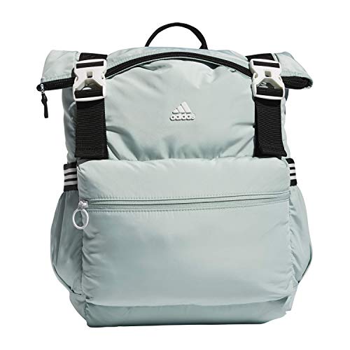 adidas Mochila YOLA 2 para mujer, Unisex, 5150782, Tinte verde/negro/blanco, Talla única