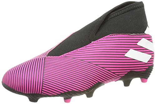 Adidas Nemeziz 19.3 LL FG J, Botas de fútbol Niño, Rose Flash Blanc Noir, 29 EU