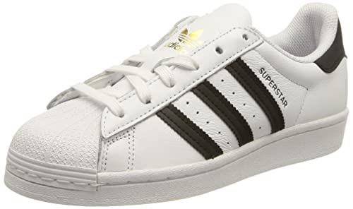 adidas Superstar, Sneaker Mujer, Cloud White/Core Black/Gold Metallic, 39 1/3 EU