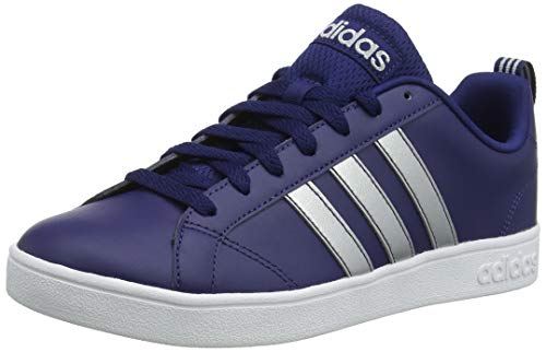 adidas Vs Advantage, Zapatillas de Tenis Hombre, Azul (Dark Blue/Matte Silver/FTWR White Dark Blue/Matte Silver/FTWR White), 45 1/3 EU