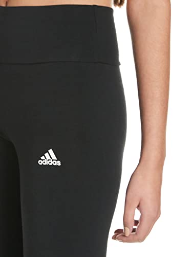 adidas W Lin Leg Leggings, Womens, Black/White, Large