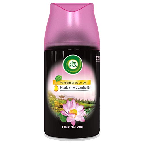 Air Wick - Desodorante para casa (recambio para difusor Freshmatic Max Rare Flor de loto del Sichuan, 250 ml)