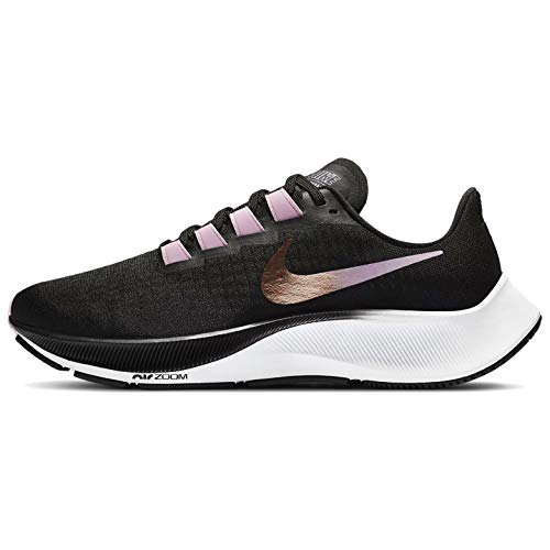 Air Zoom Pegasus 37 Negro Rosa Mujer BQ9647 007