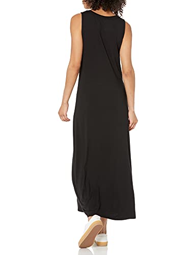 Amazon Essentials Vestido Maxi de Tirantes Mujer, Negro, S