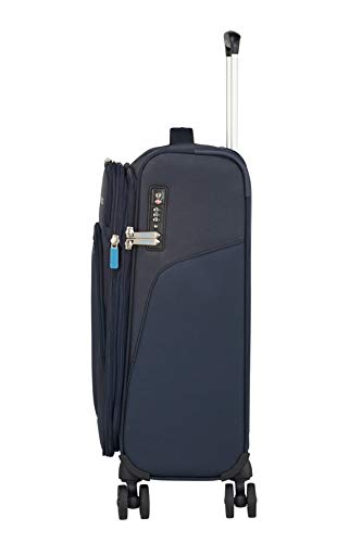 American Tourister Summerfunk Equipaje de Mano, 55 centimetros, 46 litros, Azul (Navy)