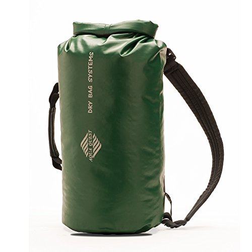 Aqua Quest Mochila Estanca Impermeable 10L Mariner 10 Verde - Bolsa Pequeña de Cierre Enrollable para Embarcación y Kayak -  Estilo Ajustable para Él, para Ella, para Niños y Niñas