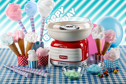 Ariete Cotton Candy Máquina para Hacer azúcar, 500 W, Rojo