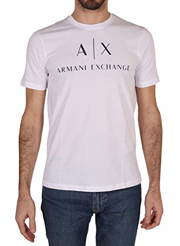 Armani Exchange 8nztcj Camiseta, Blanco (White 1100), S para Hombre