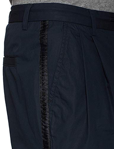 Armani Exchange Cotton Linen Denim Pantalones, Azul (Navy 1510), W30/L32 (Talla del Fabricante: 30) para Hombre