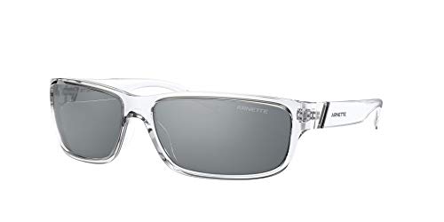 Arnette 0AN4271 Gafas, Cristal Transparente/Gris Claro Espejo Negro, 63 para Hombre