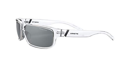 Arnette 0AN4271 Gafas, Cristal Transparente/Gris Claro Espejo Negro, 63 para Hombre