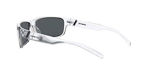 Arnette 0AN4271 Gafas, Cristal Transparente/Gris Claro Espejo Negro, 63 para Hombre