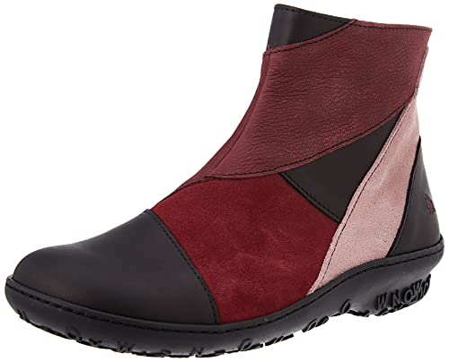 Art 1434, Botas Cortas al Tobillo Mujer, Black-Rioja, 36 EU