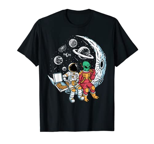 Astronauta Alien Moon - Space Man Extraterrestre Aliens Camiseta