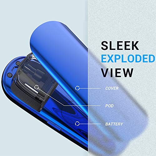 Auténtico Vaptio Sleek Vape 400mAh Batería 1.5ML Cartucho Kit de cigarrillo electrónico No E Liquid No Nicotine