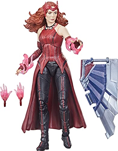 Avengers Hasbro Marvel Legends Series Figura de la Bruja Escarlata de 15 cm - Diseño Premium y 4 Accesorios - Edad: 4+