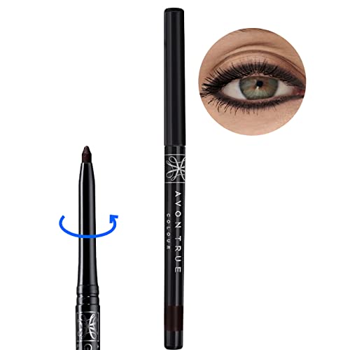 Avon True Colour Glimmerstick Delineador de ojos - NEGRO MARRÓN