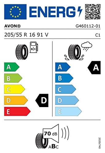 Avon ZV7 - 205/55R16 91V - Neumático de Verano