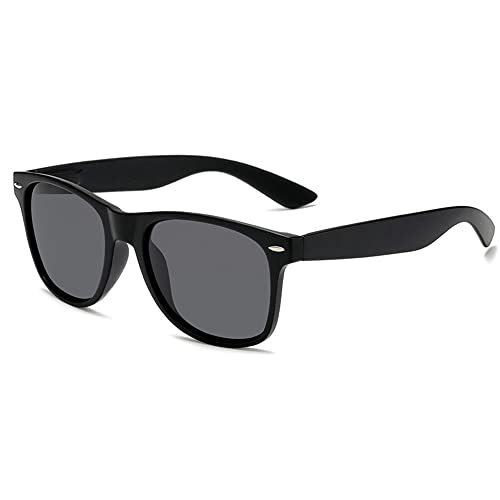 B BIDEN Gafas de Sol Polarizadas Clásicas Retro unisex, Gafas de Sol Cuadradas de Moda para Hombres y Mujeres.